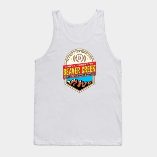 Ski Beaver Creek Colorado Skiing Snowboarding Tank Top